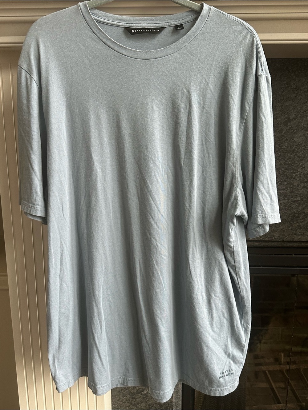 Travis Mathew Pale Blue Short Sleeve Crew T-Shirt
